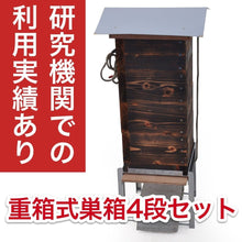 画像をギャラリービューアに読み込む, 重箱式巣箱4段セット