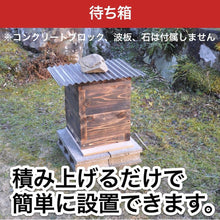 画像をギャラリービューアに読み込む, 待ち箱ルアーで始める!週末養蜂スタートキット 3セット