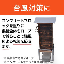 画像をギャラリービューアに読み込む, 新型鉄製台 【重箱式巣箱専用】
